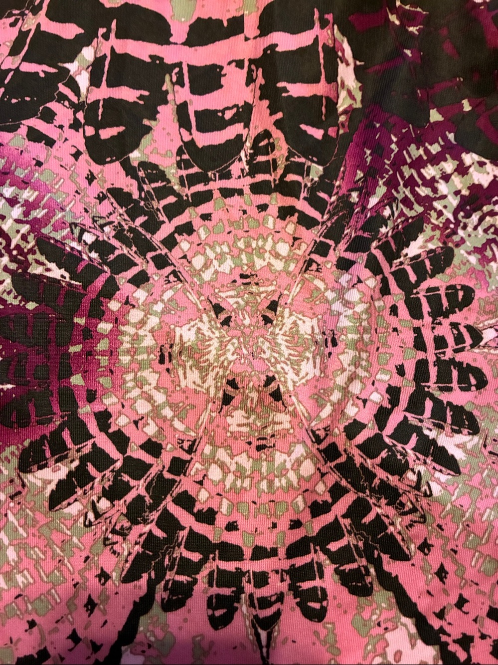 Danskin Pink & Magenta Patterned Athletic Tank - Picture 2 of 8